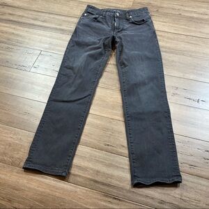 American‎ Eagle original straight black charcoal jeans denim